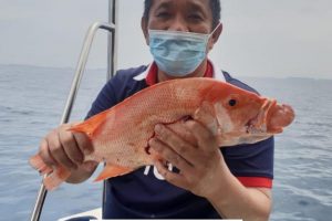 Mr. Budi and Family Fishing at Thousand Island